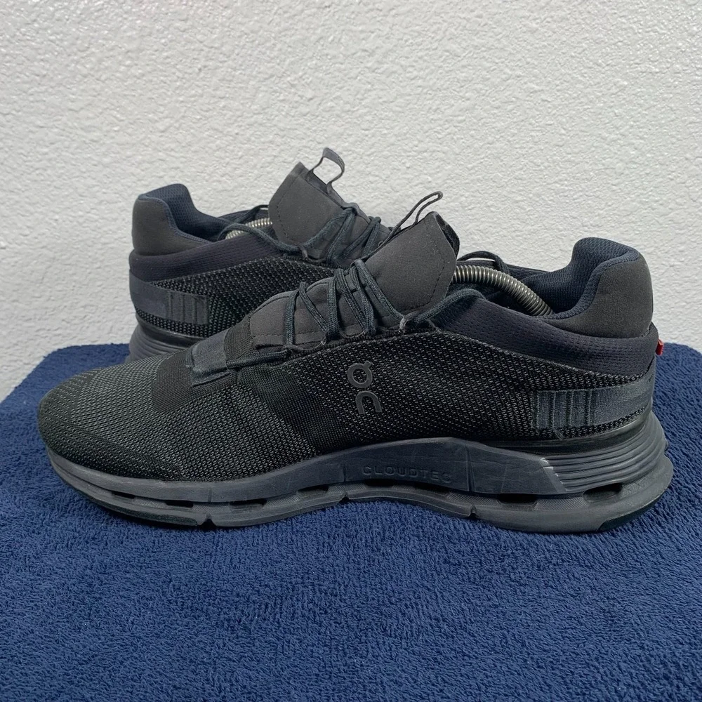 On Cloudnova 2 Mens Size 12.5 Black Shoes Training Sneakers Gym